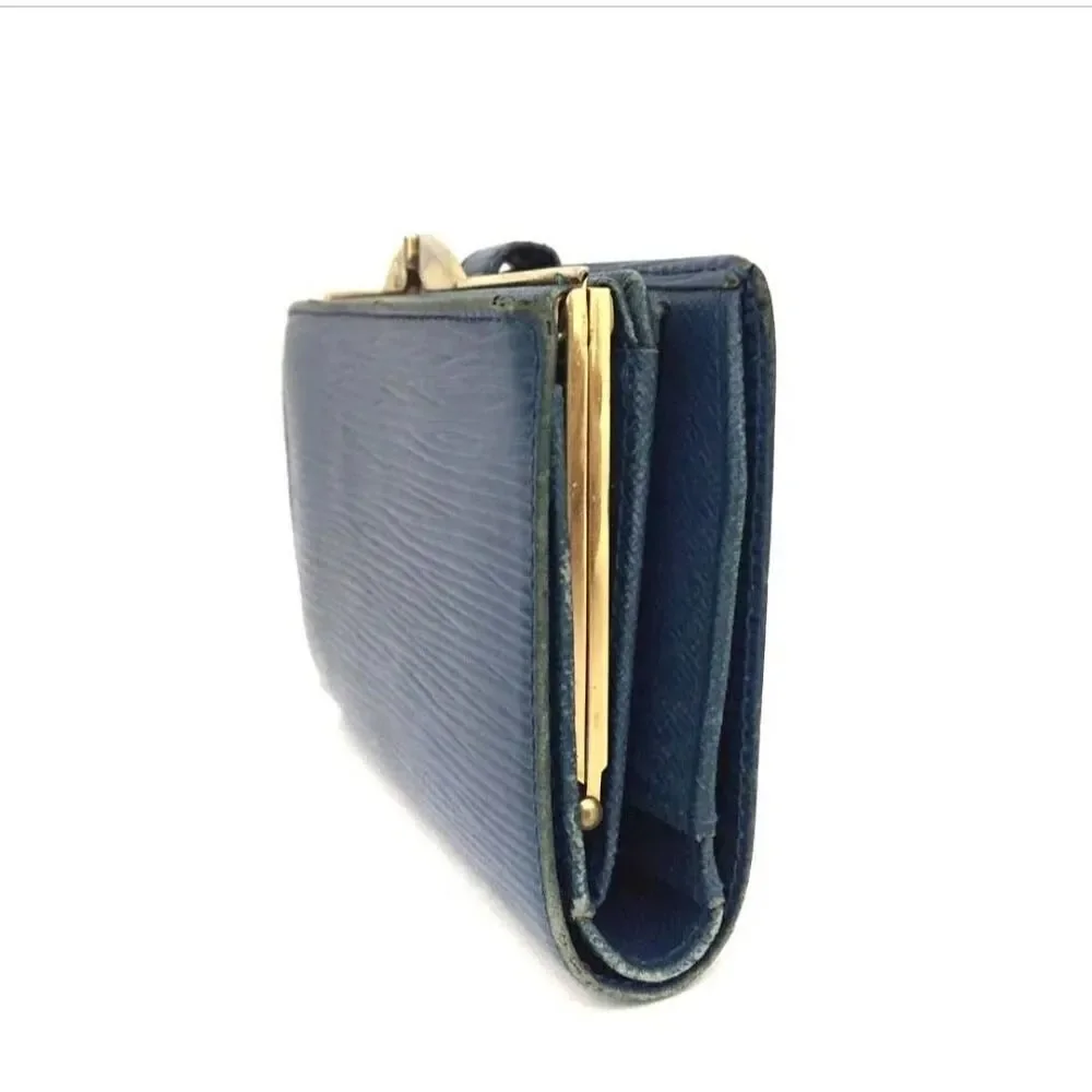 Authentic Louis Vuitton Epi Porte Viennois Leather Bifold Wallet /1K0180